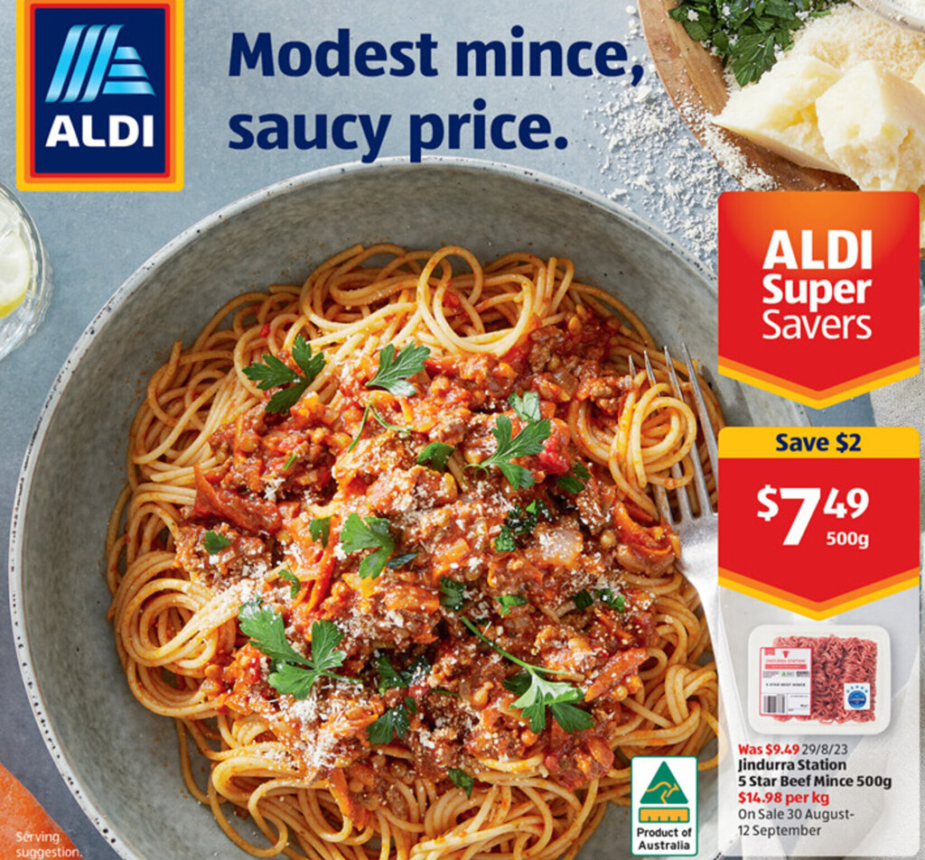 Jindurra Station 5 Star Beef Mince 500g offer at ALDI