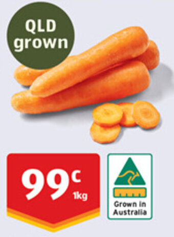ALDI Australian Carrots 1kg Pack offer