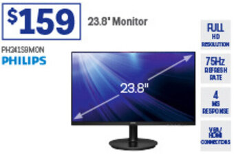 Officeworks 23.8' Monitor offer