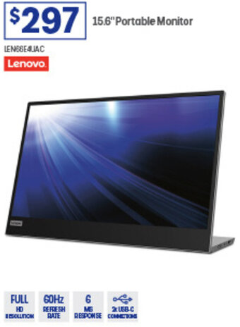 Officeworks 15.6"Portable Monitor offer