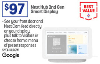 Officeworks Nest Hub 2nd Gen Smart Display offer