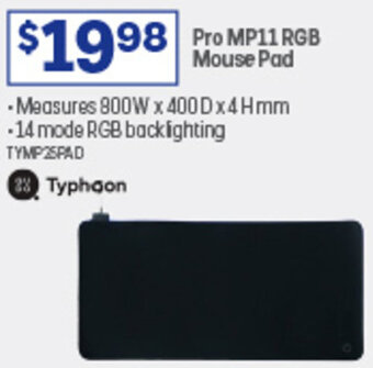 Officeworks Pro MP11 RGB Mouse Pad offer