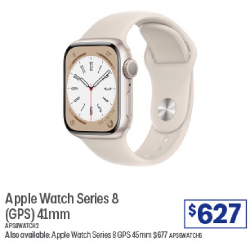 Apple Watch Series 8 (GPS) 41mm offer at Officeworks