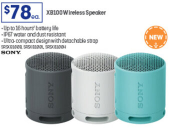Officeworks XB100 Wireless Speaker offer