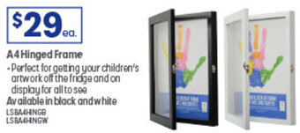 Officeworks A4 Hinged Frame offer