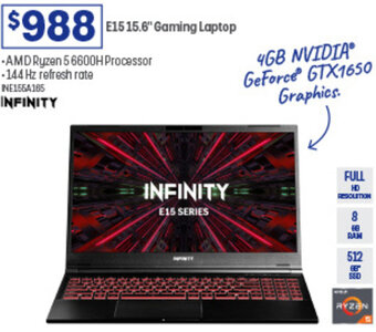 E15 15.6" Gaming Laptop