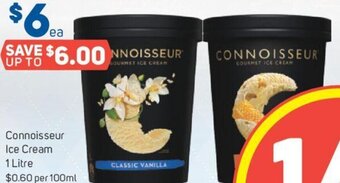 Foodland Connoisseur Ice Cream 1 Litre offer