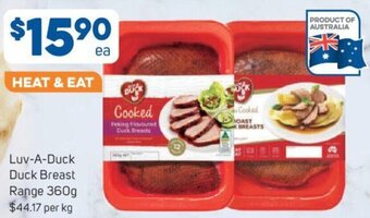 Foodland Luv-A-Duck Duck Breast Range 360g offer