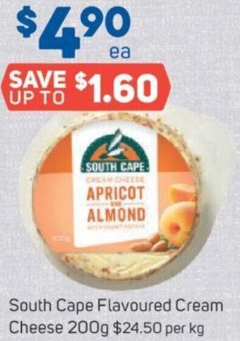 Foodland South Cape Flavoured Cream Cheese 200g offer