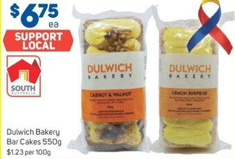Foodland Dulwich Bakery Bar Cakes 550g offer