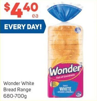 Foodland Wonder White Bread Range 680-700g offer