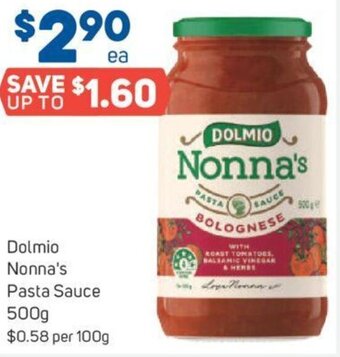 Foodland Dolmio Nonna's Pasta Sauce 500g offer