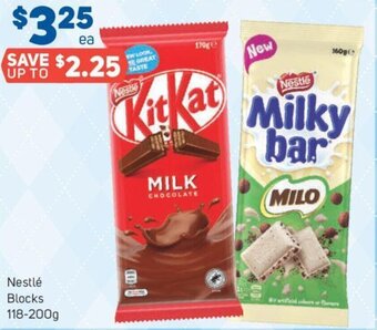 Foodland Nestlé Blocks 118-200g offer