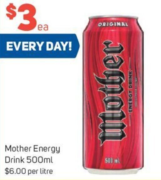 Mother Energy Drink 500ml offer at Foodland