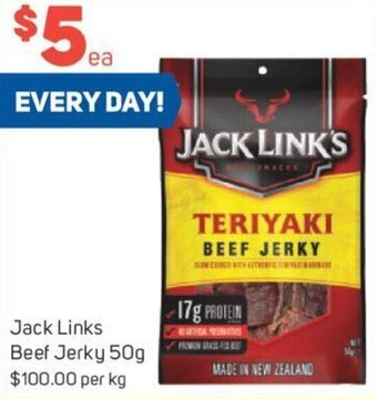 Foodland Jack Links Beef Jerky 50g offer