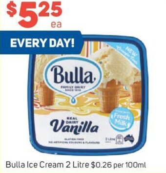 Foodland Bulla Ice Cream 2 Litre offer