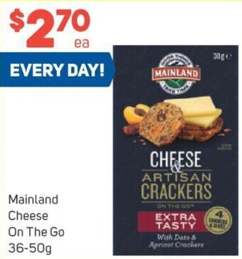 Foodland Mainland Cheese On The Go 36-50g offer