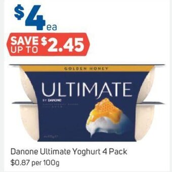 Foodland Danone Ultimate Yoghurt 4 Pack offer