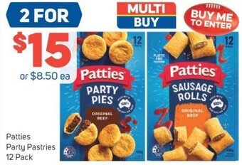 Foodland Patties Party Pastries 12 Pack offer