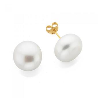 Prouds 9ct gold cultured freshwater pearl stud earrings offer