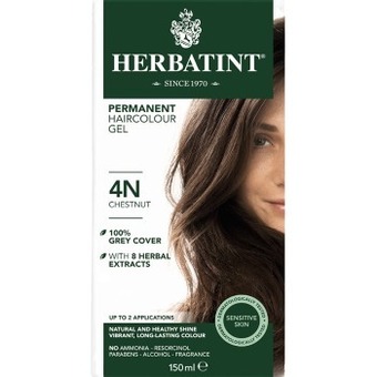 healthylife Herbatint permanent hair colour gel 4n chestnut 150ml offer