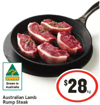 IGA Australian Lamb Rump Steak offer