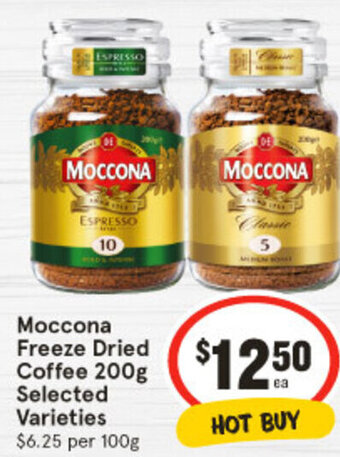 IGA Moccona Dried Coffee 200g Selected Varieties offer
