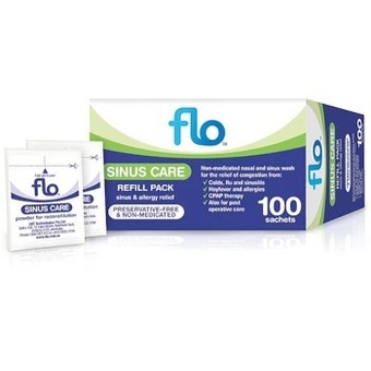 healthylife Flo sinus care refill pack 100 sachets offer