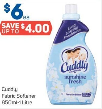 Cuddly Fabric Softener 850ml-1 Litre