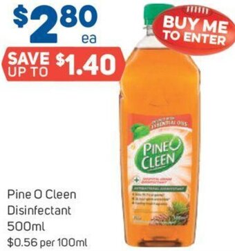 Foodland Pine O Cleen Disinfectant 500ml offer