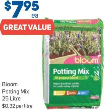 Foodland Bloom Potting Mix 25 Litre offer