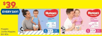 Foodland Huggies Jumbo Nappies 60-90s offer
