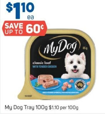 Foodland My Dog Tray 100g offer