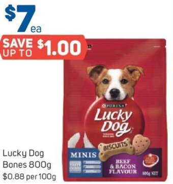 Foodland Lucky Dog Bones 800g offer