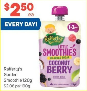 Foodland Rafferty's Garden Smoothie 120g offer