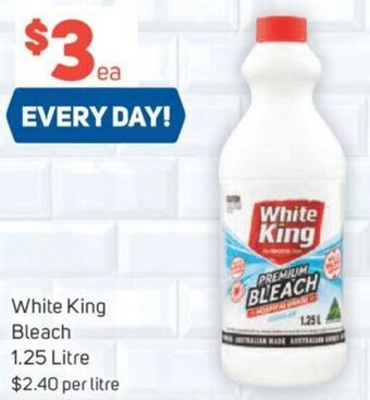 Foodland White King Bleach 1.25 Litre offer