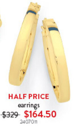 Goldmark earrings offer