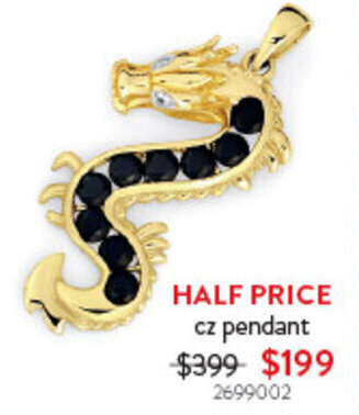Goldmark cz pendant offer