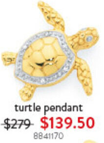 Goldmark turtle pendant offer