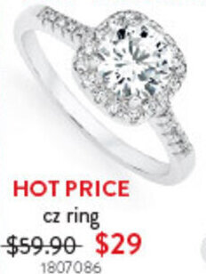 Goldmark cz ring offer