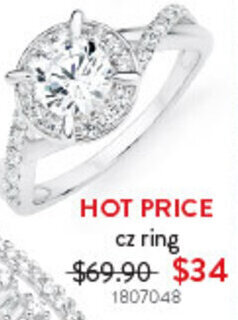 Goldmark cz ring offer