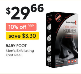 healthylife Men's Exfoliating Foot Peel offer