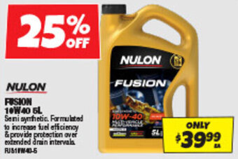 Autobarn FUSION 10W40 5L offer