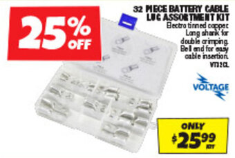 Autobarn 32 MECE BATTERY CABLE LUC ASSORTMENT KIT offer