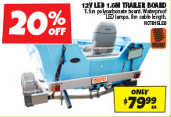 Autobarn 12V LED 1.5M TRAILER BOARD offer