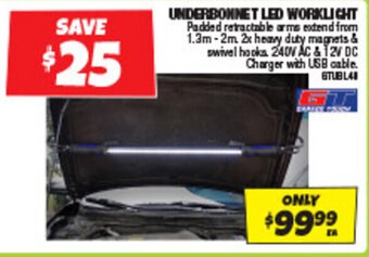 Autobarn UNDERBONNET LED WORKLIGHT offer