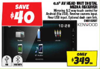Autobarn 6.8" AV HEAD UNIT DIGITAL MEDIA RECEIVER offer