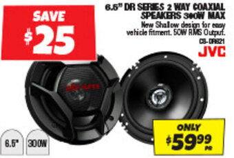 Autobarn 6.5" DR SERIES 2 WAY COAXIAL SPEAKERS SHOW MAX offer