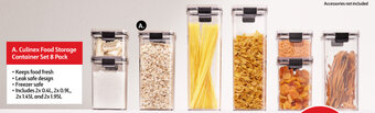Coles A. Culinex Food Storage Container Set 8 Pack offer