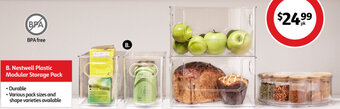 Coles B. Nestwell Plastic Modular Storage Pack offer
